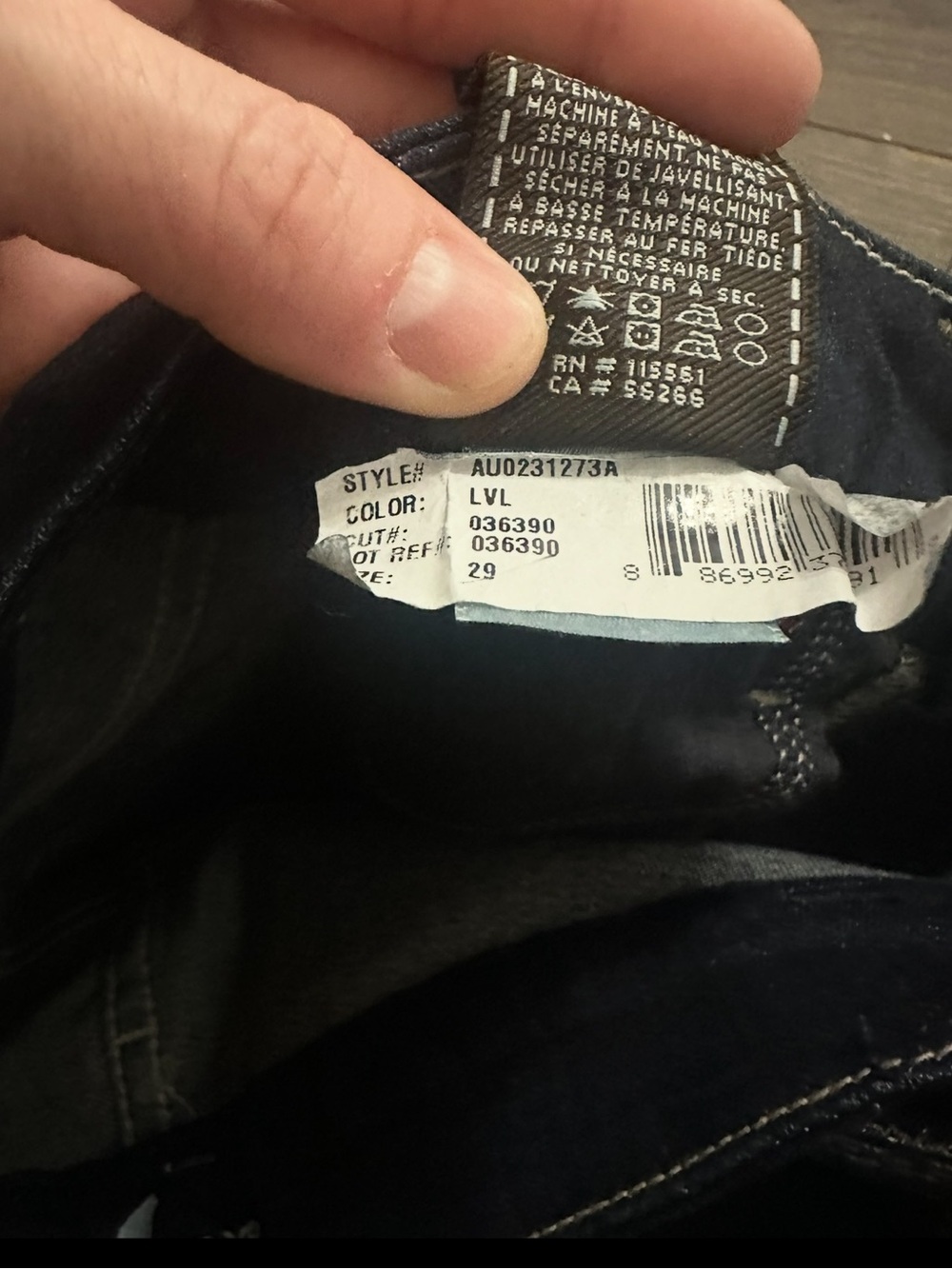 7 For All Mankind Kimmie Straight Leg Jeans Size 29 Dark Wash Mid Rise Classic - Picture 4 of 7